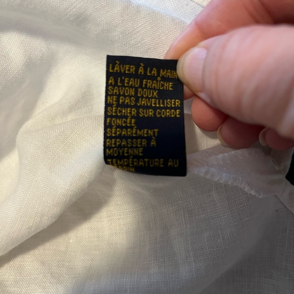 ECOLOGIE 100% Irish linen amazing handcrafted lace size S - Picture 7 of 8